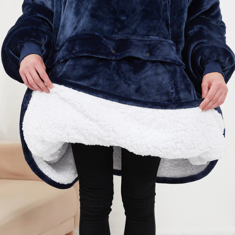 Couverture à capuche chauffante