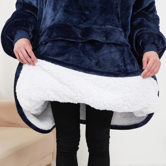 Couverture à capuche chauffante
