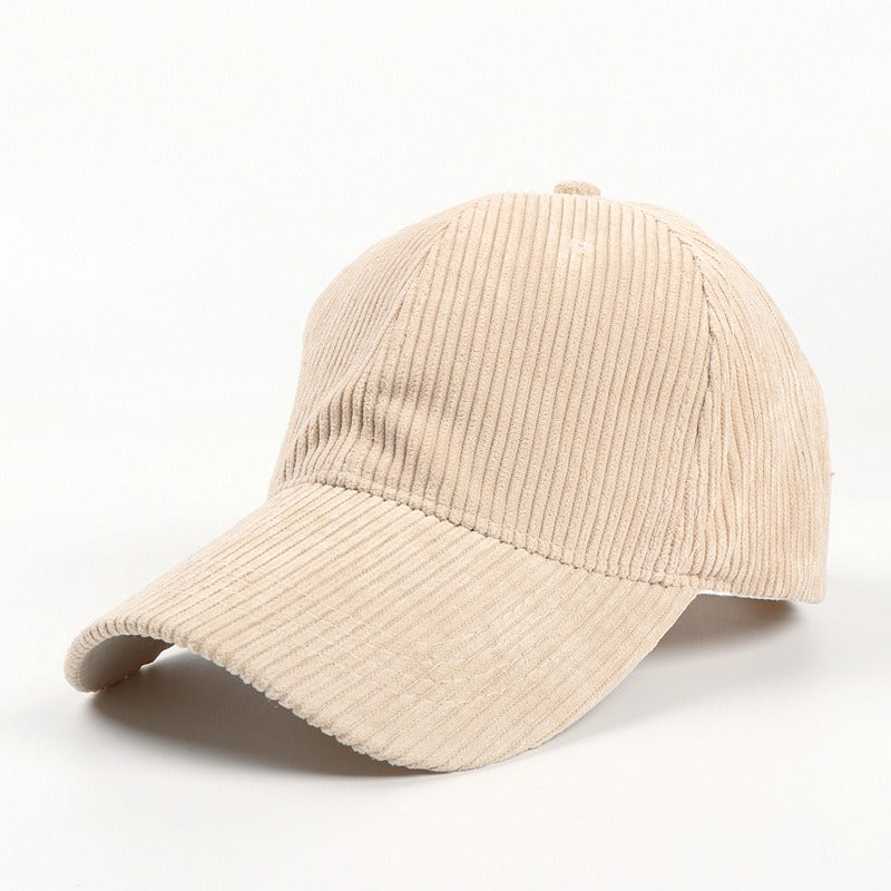 Casquette de Baseball en Velours Côtelé Pur