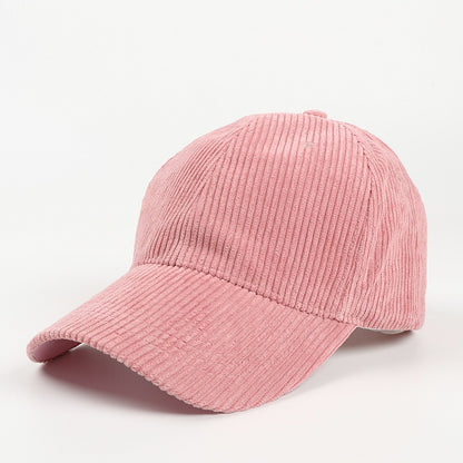 Casquette de Baseball en Velours Côtelé Pur