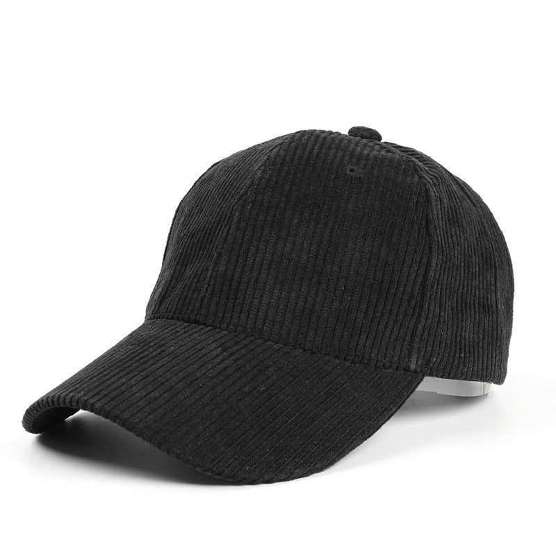 Casquette de Baseball en Velours Côtelé Pur