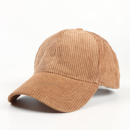 Casquette de Baseball en Velours Côtelé Pur